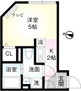 メゾンハイウェイ春日町【1階】の間取り