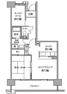 埼玉県新座市新堀3丁目【マンション】の間取り