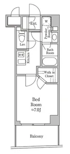 レジディア板橋【2階】の間取り