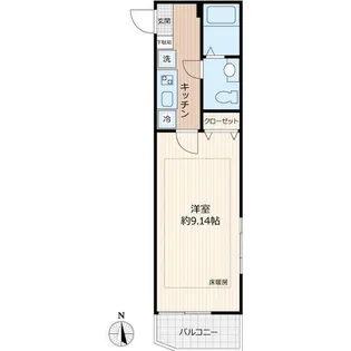 ピアコートTM東武練馬 弐番館【1階】の間取り