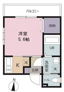 ピアコートTM富士見台弐番館【4階】の間取り