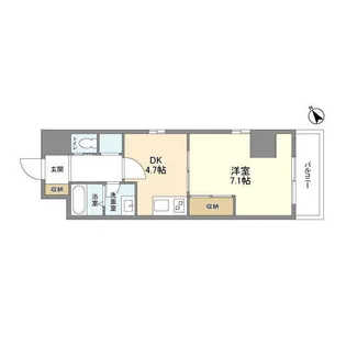 オーキッドレジデンス板橋【3階】の間取り