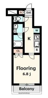 1Kの間取り画像