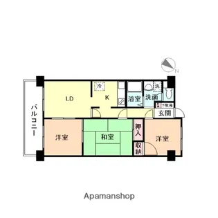 メゾン・ド・クレイン【2階】の間取り