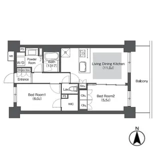 コンフォリア成増グリーンサイド【3階】の間取り