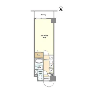 アルファコート下赤塚【4階】の間取り