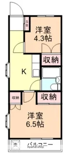 JUN東久留米【2階】の間取り