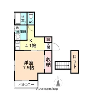 メープル泉【1階】の間取り