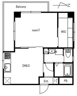 グリーンコーポ高島【5階】の間取り
