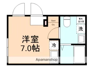 CASA PIAZZA 練馬富士見台【101号室】の間取り