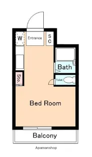 ALBA新座【106号室】の間取り