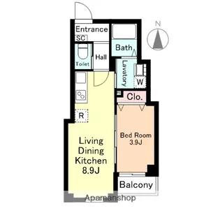 CARNOUSTIE【3階】の間取り