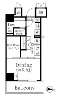KOENJI CROSSOVER【2階】の間取り