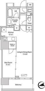 エミリブ石神井公園【14階】の間取り