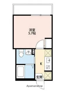 クレアシオン豊島園【3階】の間取り