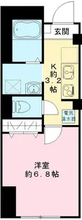 ゴールド中村橋【101号室号室】の間取り