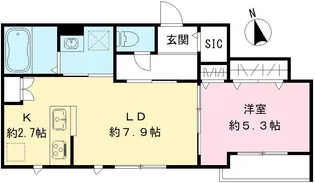 SERENO S. セレーノエス【1階】の間取り