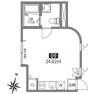 中野弥生町テラス【1階】の間取り