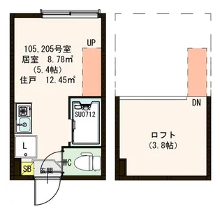 ハーモニーテラス豊玉中【1階】の間取り