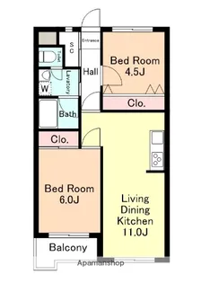 サンハイム大木【2階】の間取り