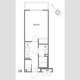 アルティザ氷川台【2階】の間取り