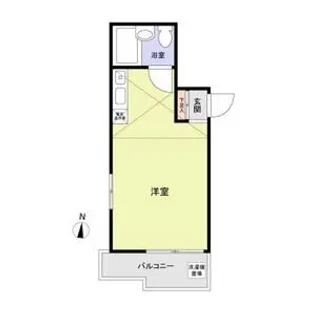 山口コーポラス【1階】の間取り