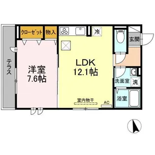 セジュール西台5【1階】の間取り