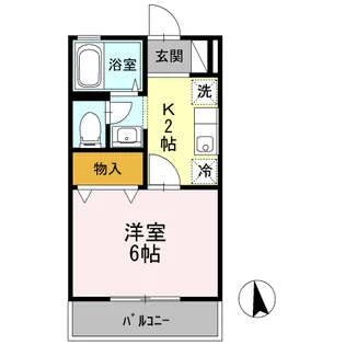 レーベンハイム【1階】の間取り