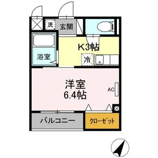 G.M. COURT【2階】の間取り