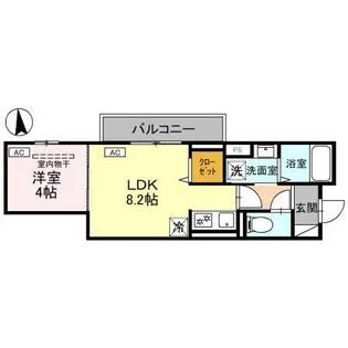 グラナーデ東新町【3階】の間取り