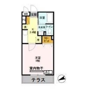 番匠参番館【1階】の間取り