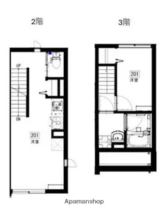 ソルナクレイシア練馬【2階】の間取り