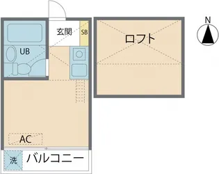 オリス田無南【208号室号室】の間取り