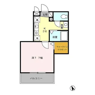 ルミエール12【2階】の間取り