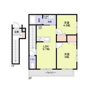 CASA BRILLANTE【2階】の間取り