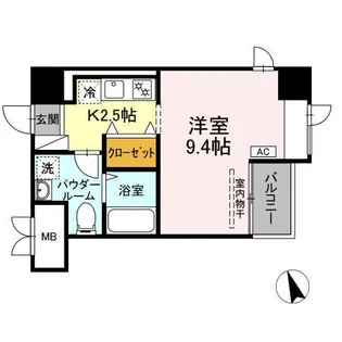 リヴェールRX【7階】の間取り