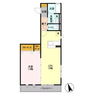 ラ・エスペランサ【3階】の間取り