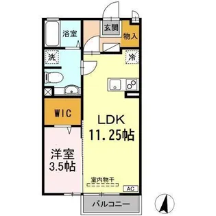 モナリエ春日 I・II【2階】の間取り