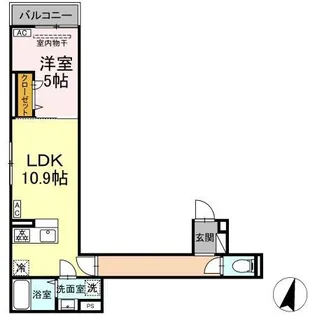 セレスティア小豆沢【3階】の間取り