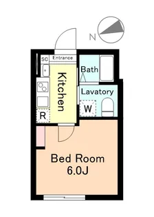 東京都大田区仲六郷4丁目【アパート】の間取り