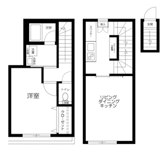 東京都練馬区北町1丁目【アパート】の間取り