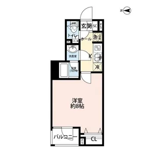 プレール・ドゥーク赤塚【3階】の間取り