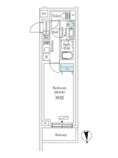 プラネソシエプラス桜台【3階】の間取り