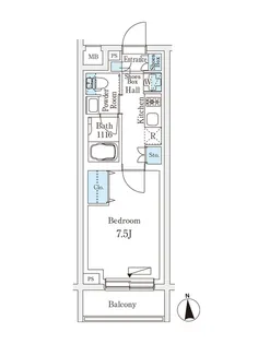 プラネソシエプラス桜台【2階】の間取り