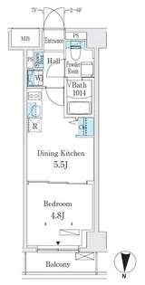 クラリティア板橋本町【2階】の間取り