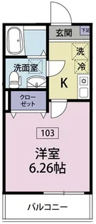 アジュール清瀬【1階】の間取り