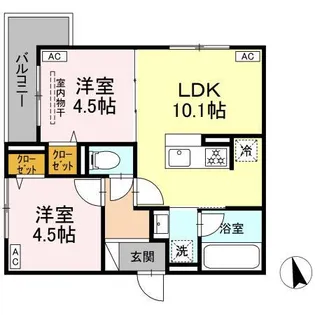 (仮称)板橋区高島平2丁目PJ【3階】の間取り