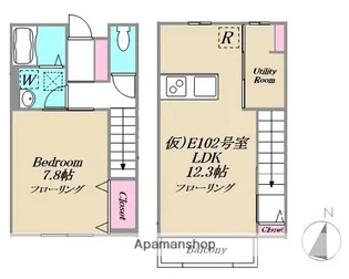 IHANA GARDEN D【1階】の間取り