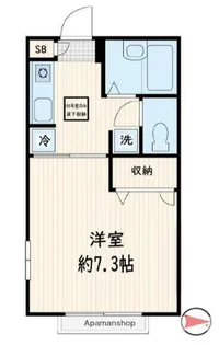 メゾン・ローズ【1階】の間取り