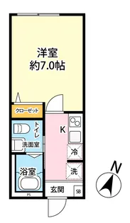 CASSOLO秋津【2階】の間取り